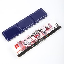 Mobee Akvarelst i Metaletui - 12-Pak