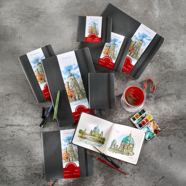 Hahnem&uuml;hle Akvarelbog 200G