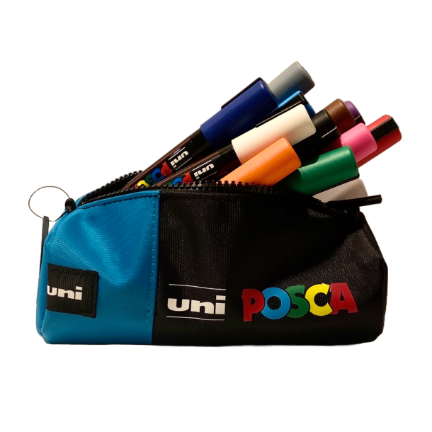 POSCA PC-5M Penalhus Sortiment - Lys Bl