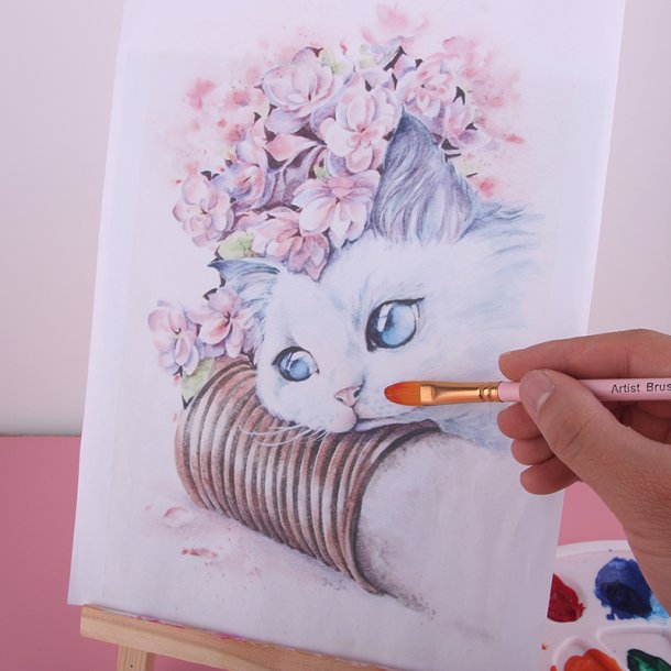 Artist Brush Penselst 6-Pak - Lyserd