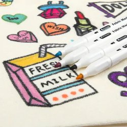 Mobee - Tekstil tusch Fine Tip 18-Pak