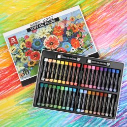 Mobee Blde Oliepasteller, Klassiske Farver - 36+2-Pak