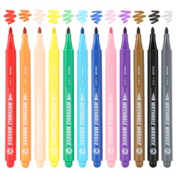 Mobee Washable Markers til B�rn, 12-pak