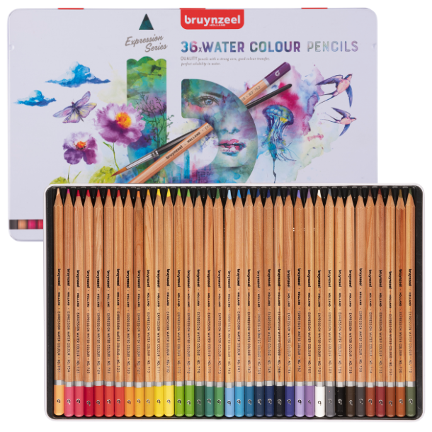 Bruynzeel Expression Akvarelblyanter 36-Pak