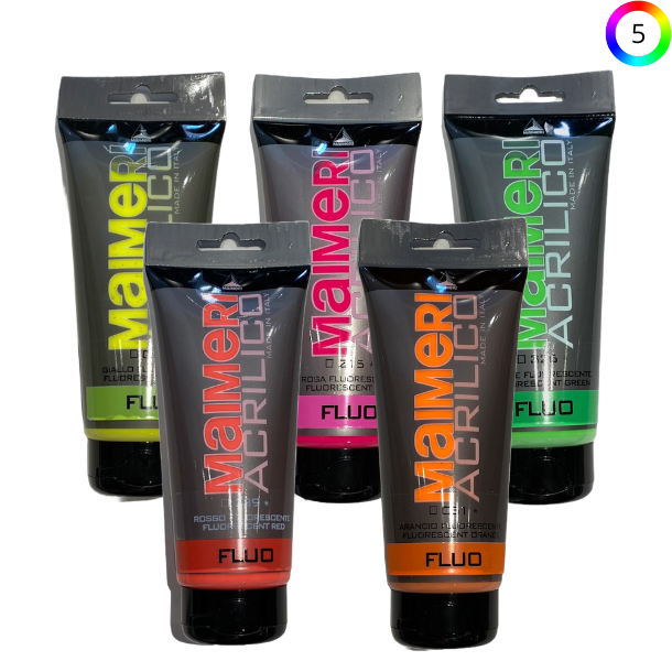 Maimeri Akrylmaling Fluorescent 200ml.
