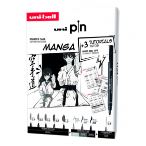UNI pin Starters�t, Manga - 9 Penne + 3 Guides