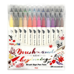 Pentel Twin, 24-Pak