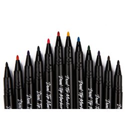 Mobee - Dualtip Marker Fine &amp; Extra Fine 12-Pak