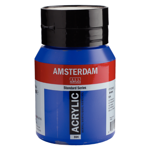 Amsterdam Akrylmaling 500 ml. Ultramarine (504)