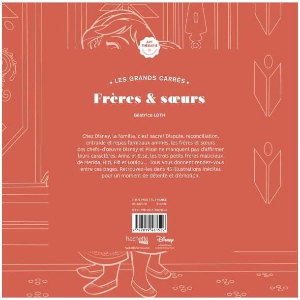 Disney Coloring Book - Brothers and Sisters (Frozen &amp; others)