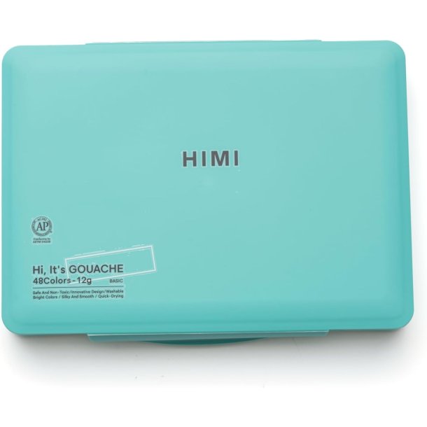 HIMI Twin Cup Jelly Gouache - 48 Farver, Green Case
