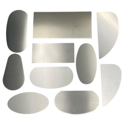 Skrevrktj i Rustfrit Stl - 10-Pak