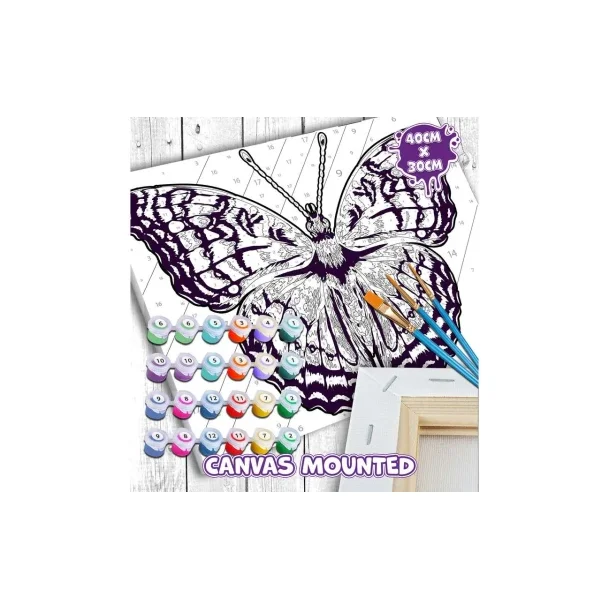 Butterfly Paint by Numbers