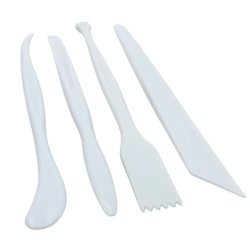 Modelleringsvrktj til Ler - 4-Pak