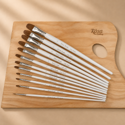 Roholt Studio Kunstnerpensels�t 12-Pak - Oval