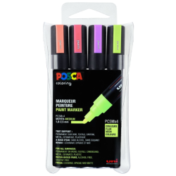 POSCA PC-5M  1,8 - 2,5 mm (NEON) (4 stk)