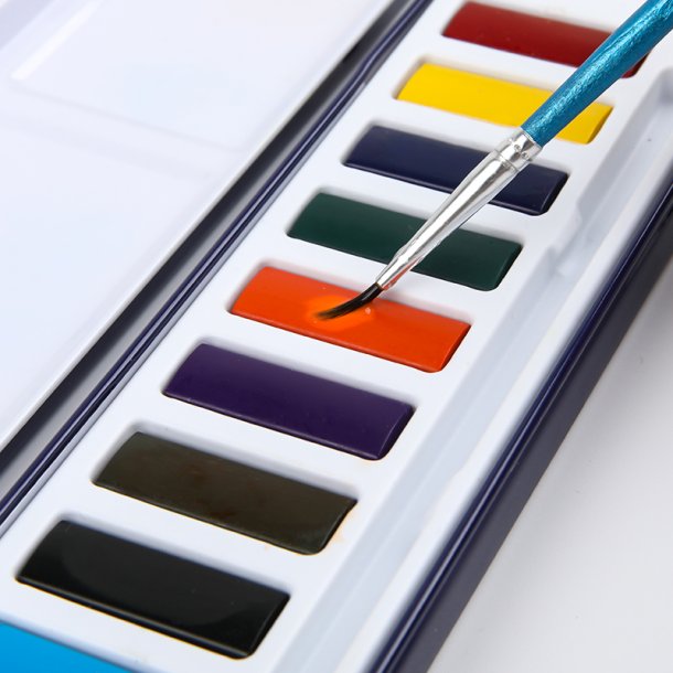 Mobee Akvarelst i Metaletui - 12-Pak