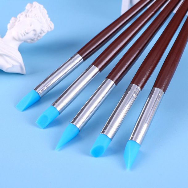 Silikonepenselst - 5-Pak