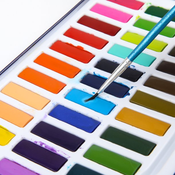 Mobee Akvarelst i Metaletui - 36-Pak