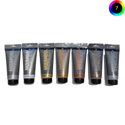 Maimeri Akrylmaling Metallic 200ml.