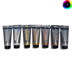 Maimeri Akrylmaling Metallic 200ml.