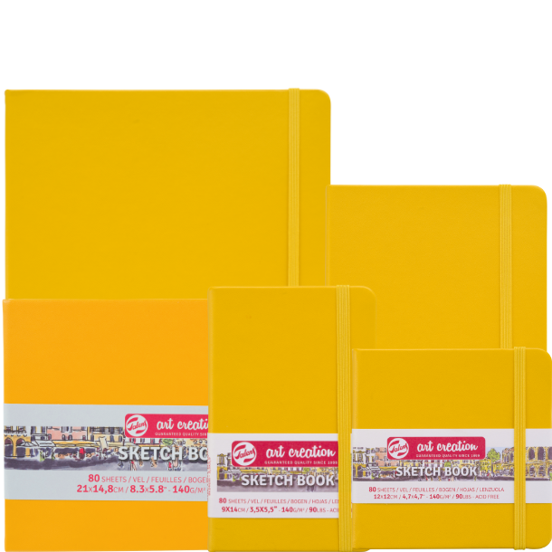 Hardcover Sketchbook - Gul 