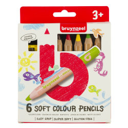 Voks Farveblyanter, 6-pak