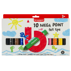 Mega Point Filtspids Tuscher, 10-pak