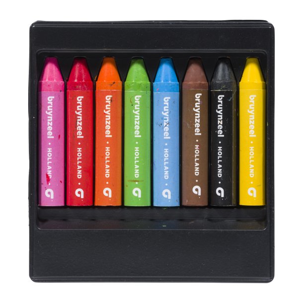 Wax Crayons, 8-pak