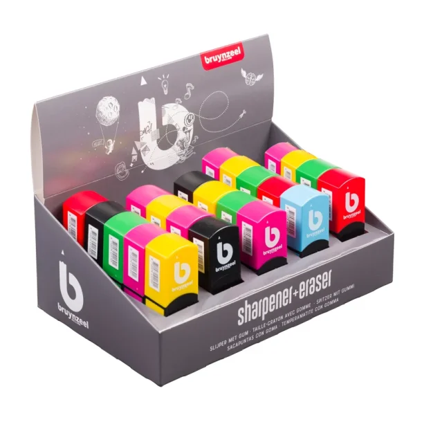 Bruynzeel Blyantspiser og viskel�der smart 2-i-1 l�sning