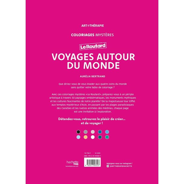 Paint-by-Numbers - Travels Around the World: Color the Numbers and Discover the Image