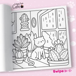 Comfy Cat Life - Sd og Hyggelig Malebog