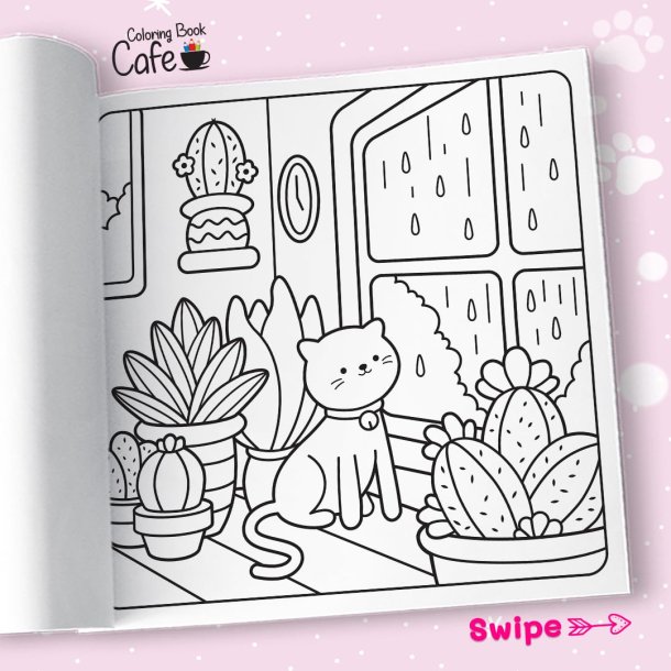 Comfy Cat Life - S�d og Hyggelig Malebog