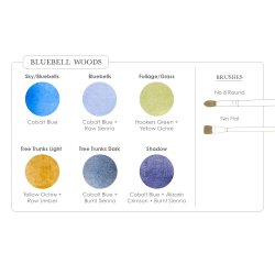 Watercolor Mixing Deck: Landscapes