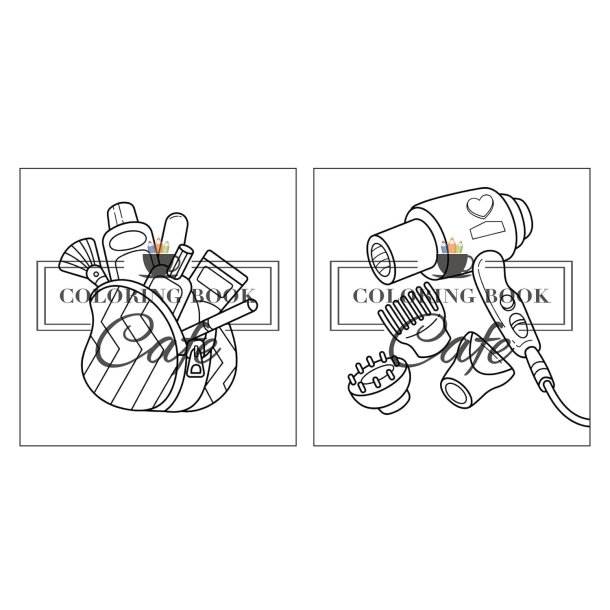 Glam Cosmetics - Sd og Hyggelig Malebog