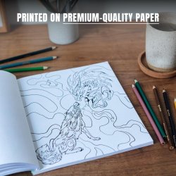 Howl: The Call of the Wolf: A Stress-Relieving Adult Coloring Book