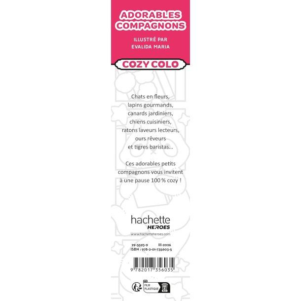 Disney Bookmarks - Adorable Companions � 40 Cozy Coloring Bookmarks