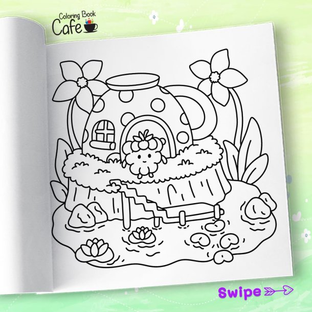 Cozy Foodie - Sd og Hyggelig Malebog