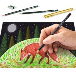 Staedtler Farveblyanter + Metallic Pens, 17-Pak