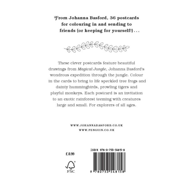 Magical Jungle: 36 Postcards to Colour and Send 