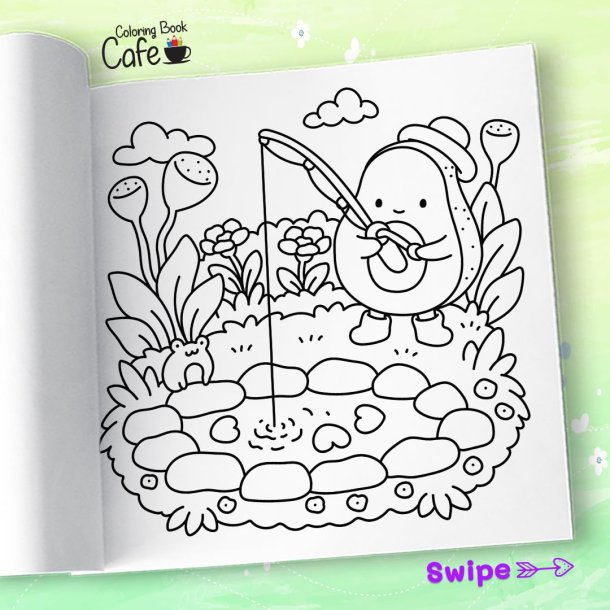 Cozy Foodie - Sd og Hyggelig Malebog