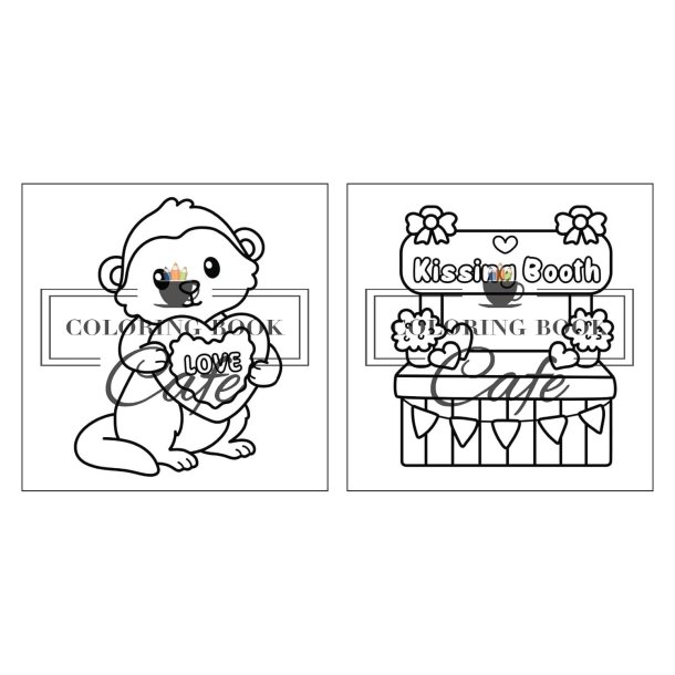 Cozy Love - Sd og Hyggelig Malebog