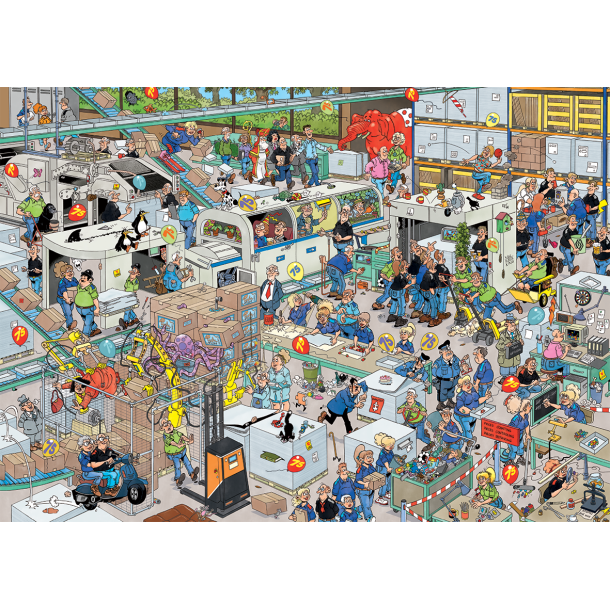 NYHED! Puslespil af JVH "Puzzle Works" 1000 Brikker