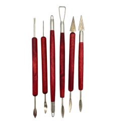 Lervrktj med Rdt Trhndtag - 6-Pak