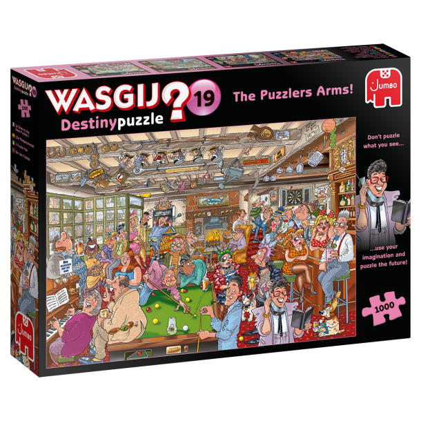 SRTILBUD Puslespil "Wasgij Destiny 19, The Puzzlers Arms" 1000 Brikker