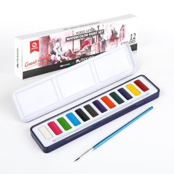 Mobee Akvarelst i Metaletui - 12-Pak