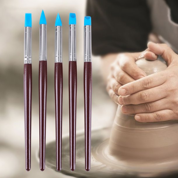 Silikonepenselst - 5-Pak