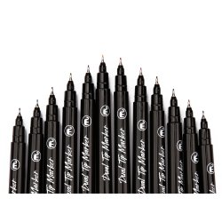 Mobee - Dualtip Marker Fine &amp; Extra Fine 12-Pak