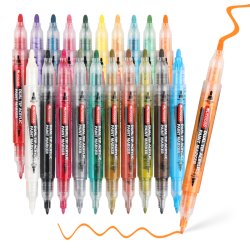 Mobee - Dobbeltendede Akryltuscher 20-Pak