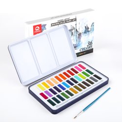 Mobee Akvarelst i Metaletui - 36-Pak